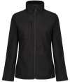 RG192 TRA689 Ladies Octagon II Soft Shell Jacket Black colour image